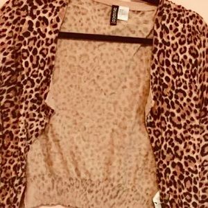 Leopard cardigan